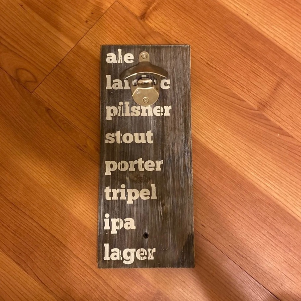 Beer bottle opener